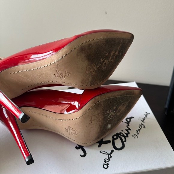 Alice + Olivia red patent heels - Picture 4 of 5